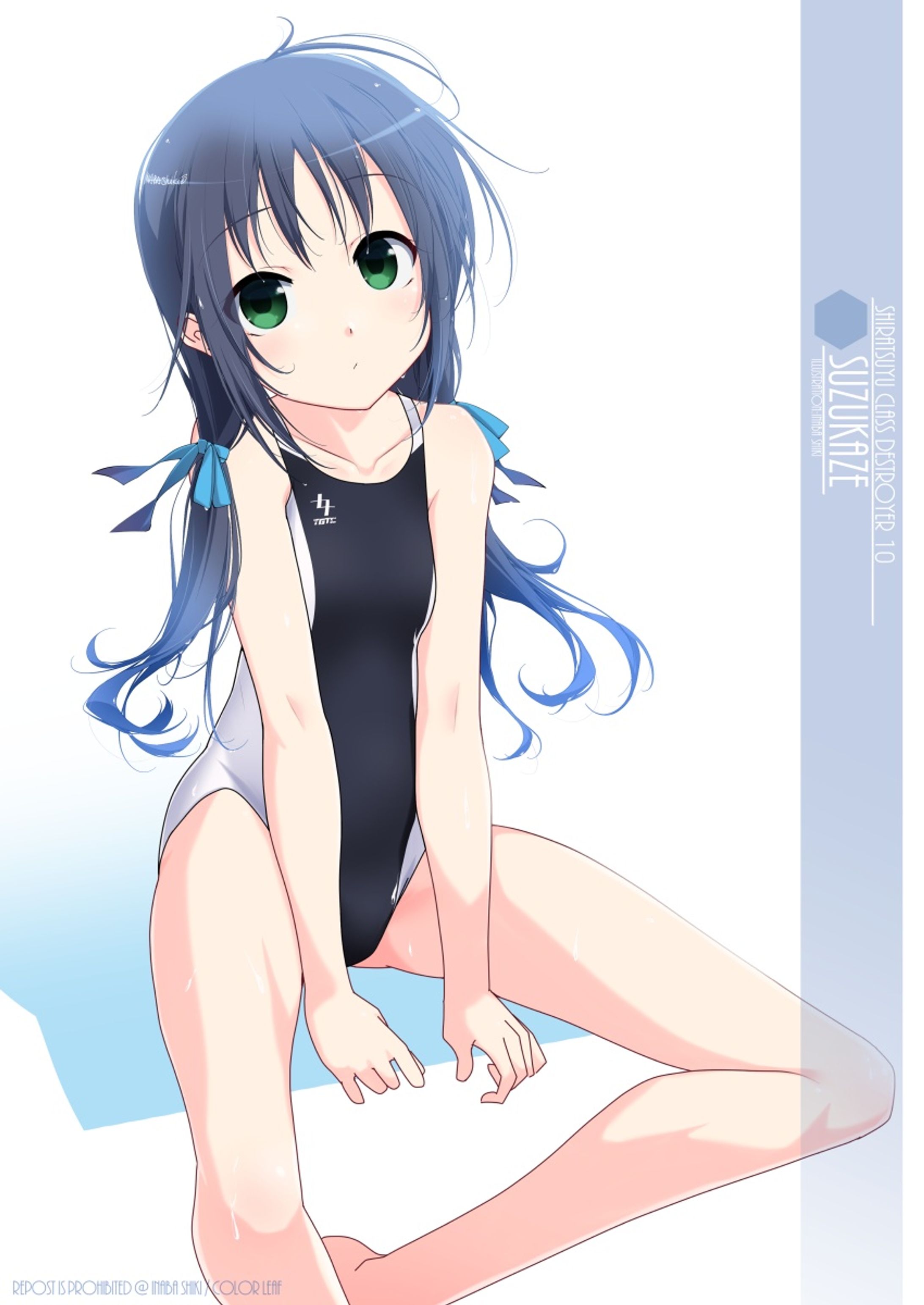 水着艦娘「涼風(艦これ)」220905-1