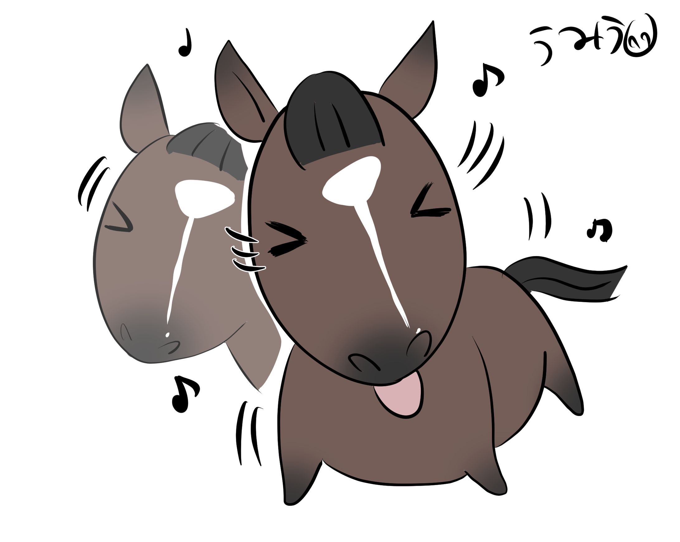 お馬さんイラスト