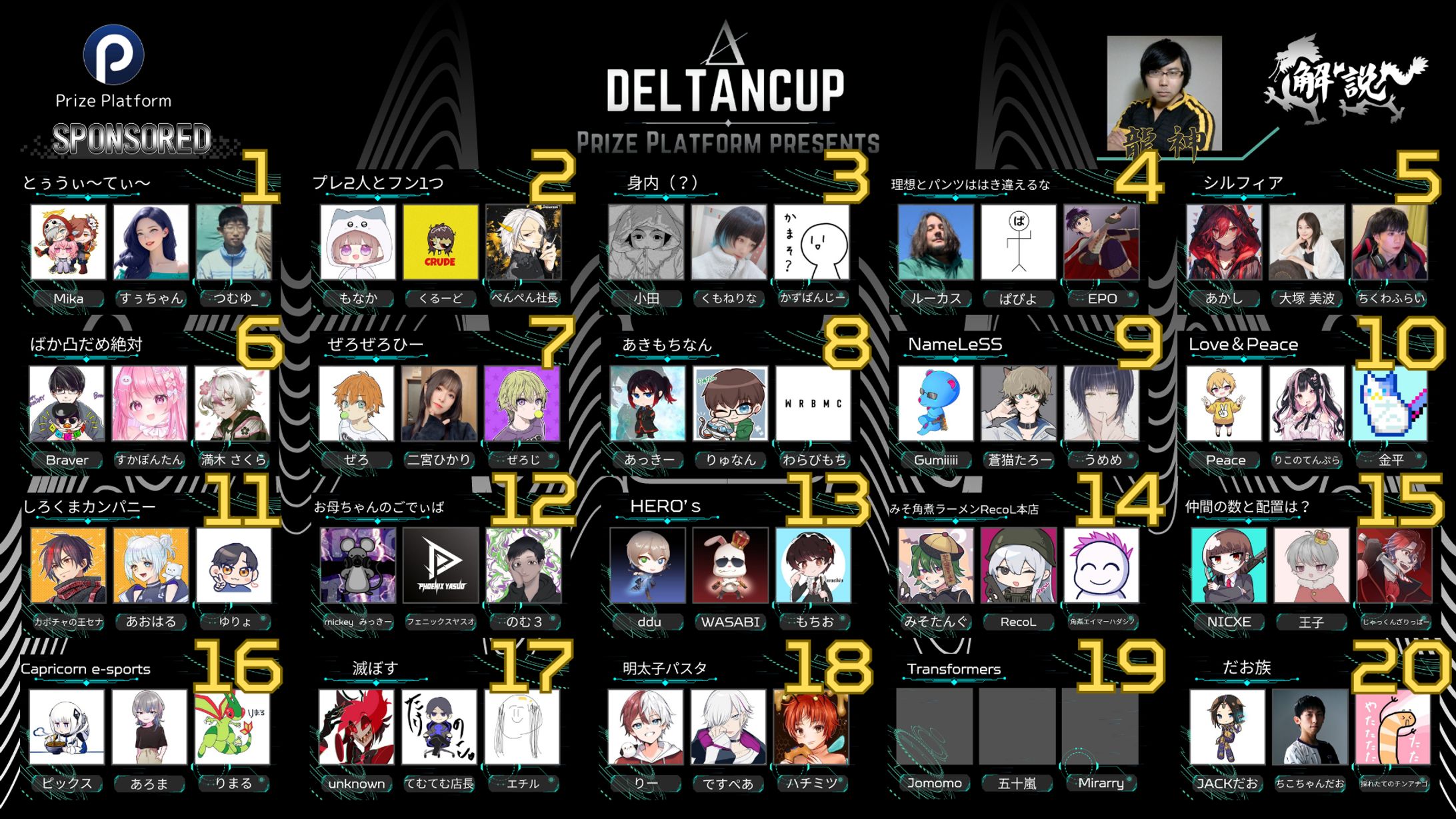 Deltangaming　9回目の大会　画像全般-1