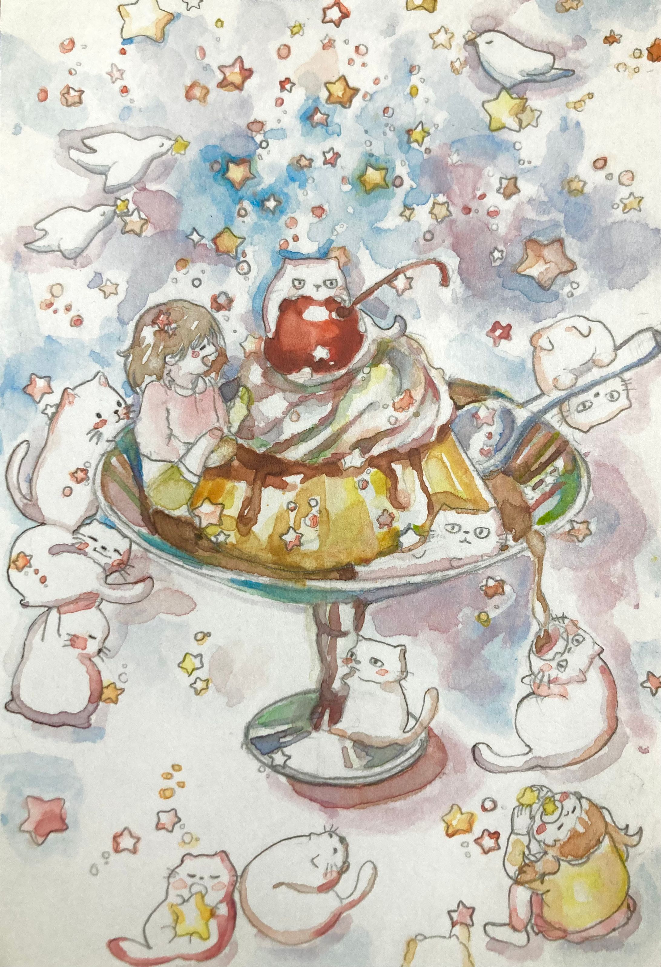 すず 食べ物イラストポートフォリオ-1