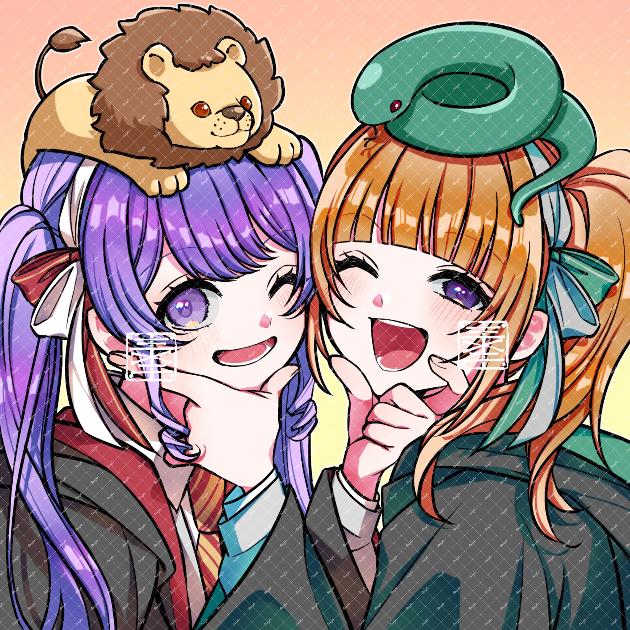 【work】月紫様【アイコンイラスト】-1