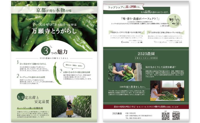 2525農園様　チラシ