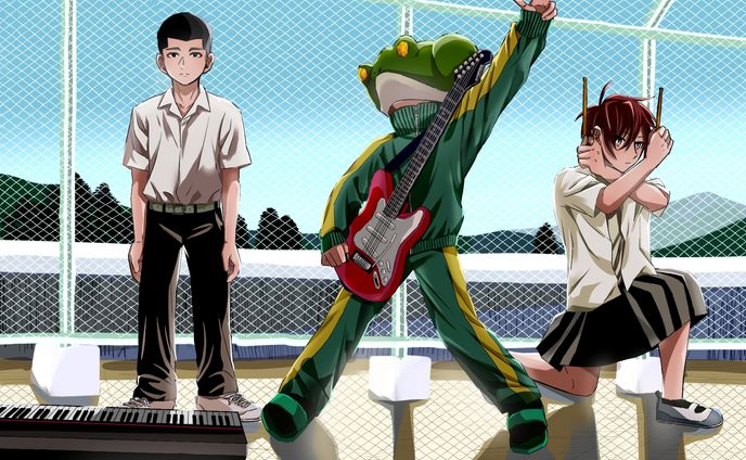 【イラスト】ギター少年🎸🐸