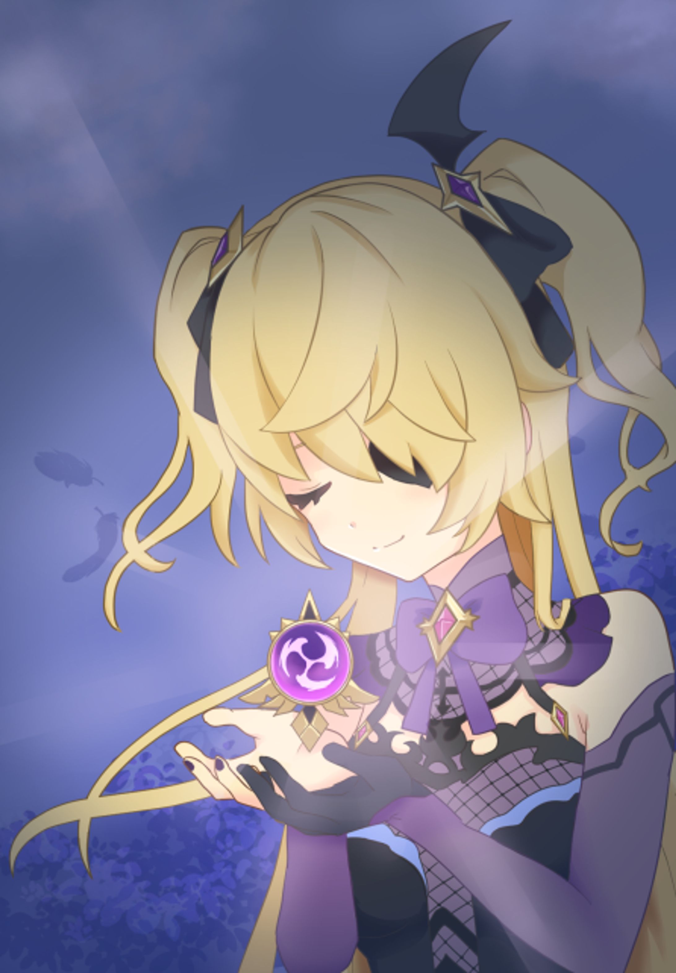 原神　フィッシュル　ファンアート-1