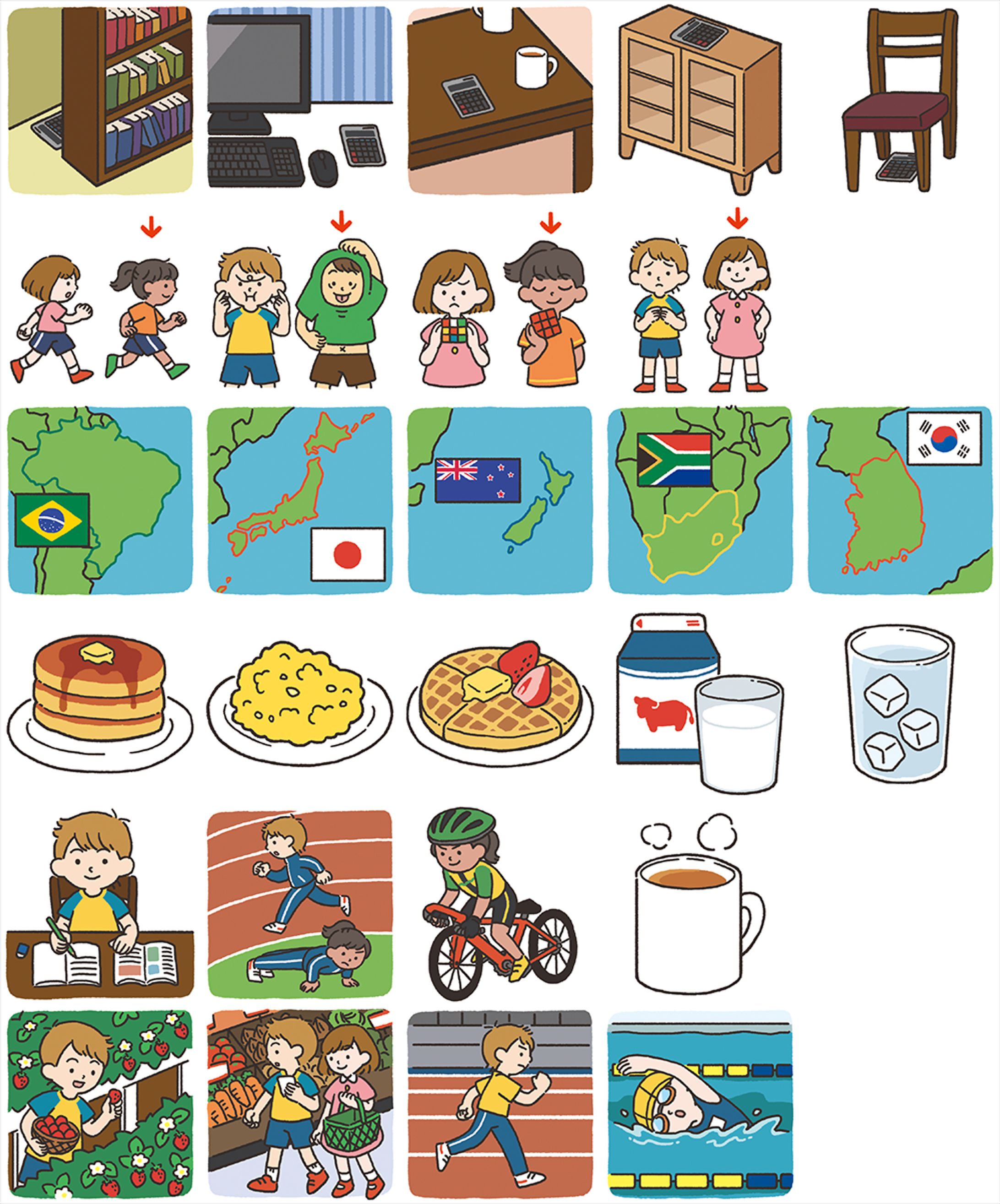 こども用英会話テキスト用イラスト-1
