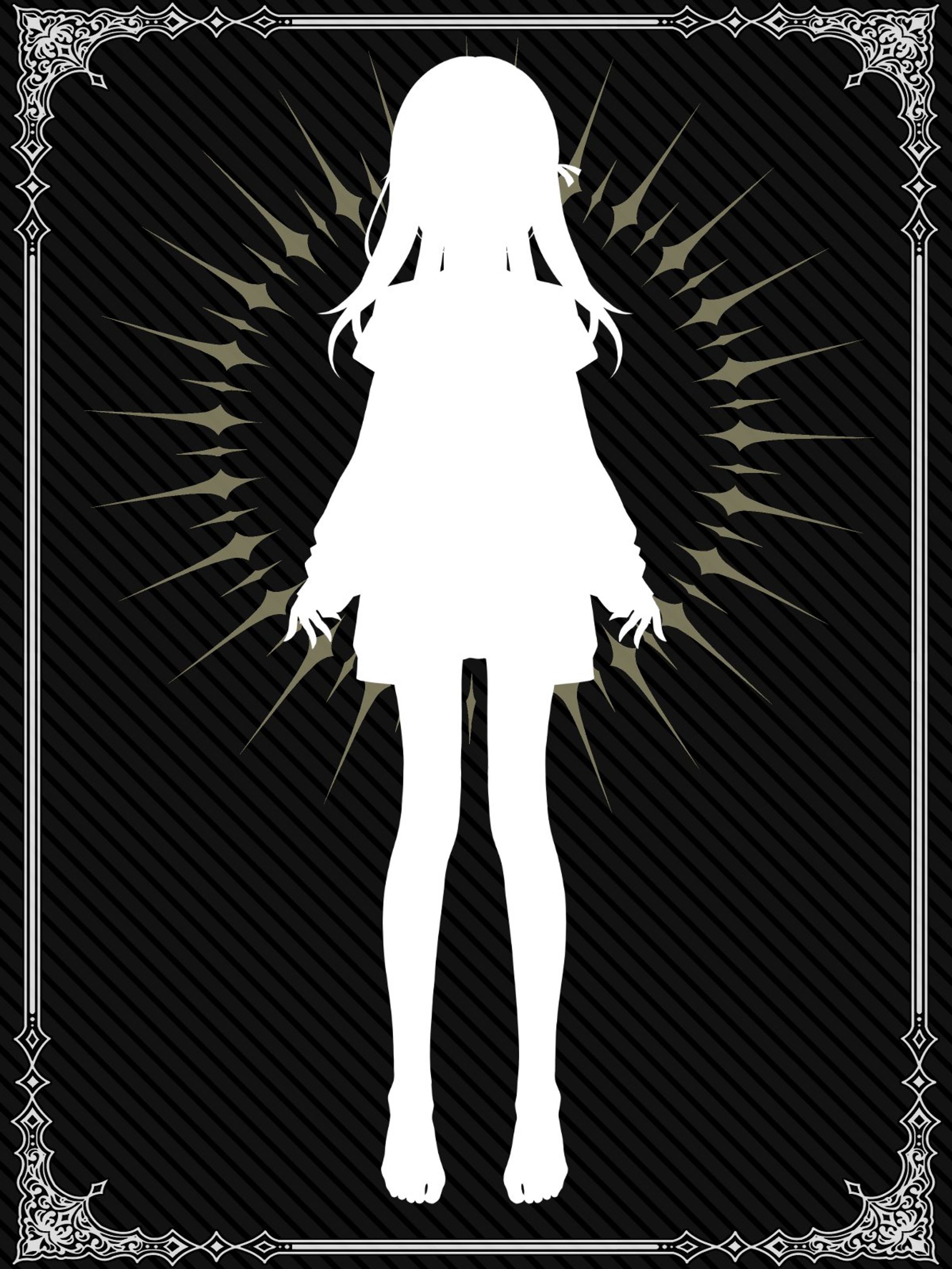 〖works〗VTuber／あくる様 〖立ち絵シルエット告知用画像制作〗-1