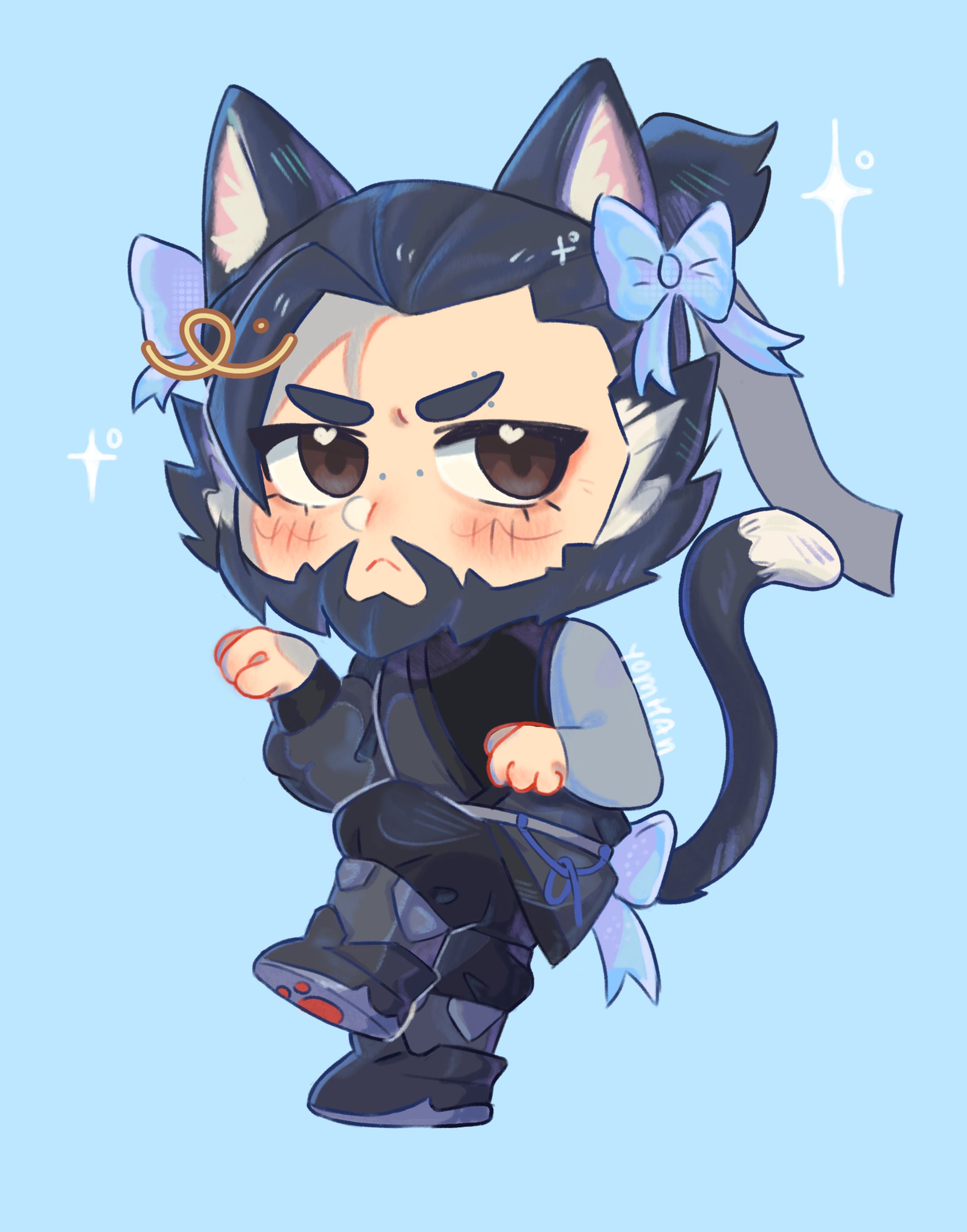 Chibi kitty hanzo shimada-1
