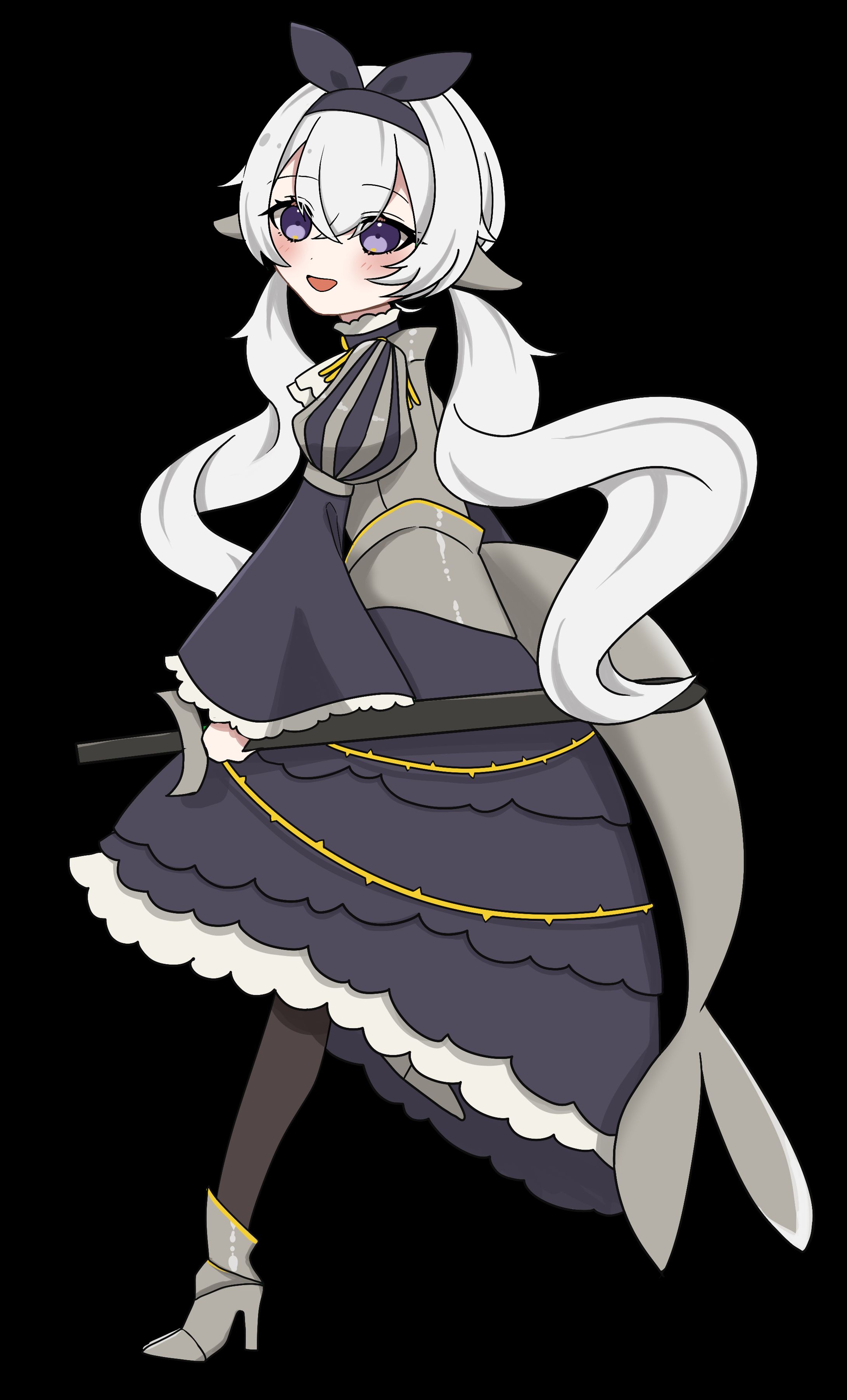 【お仕事】あらいうみ様等身イラスト、SDイラスト-1