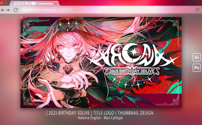 THUMBNAIL｜Mori Calliope HololiveEN