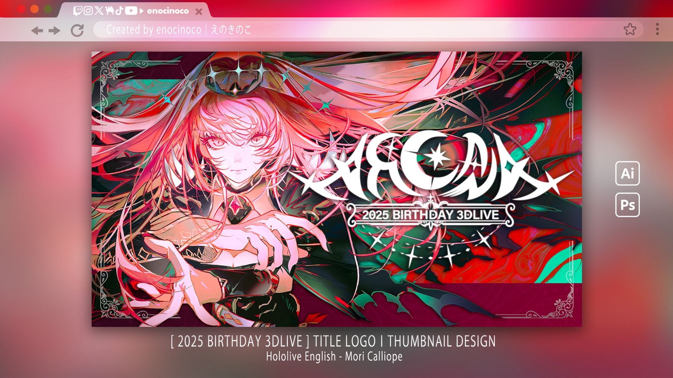 THUMBNAIL｜Mori Calliope HololiveEN-1