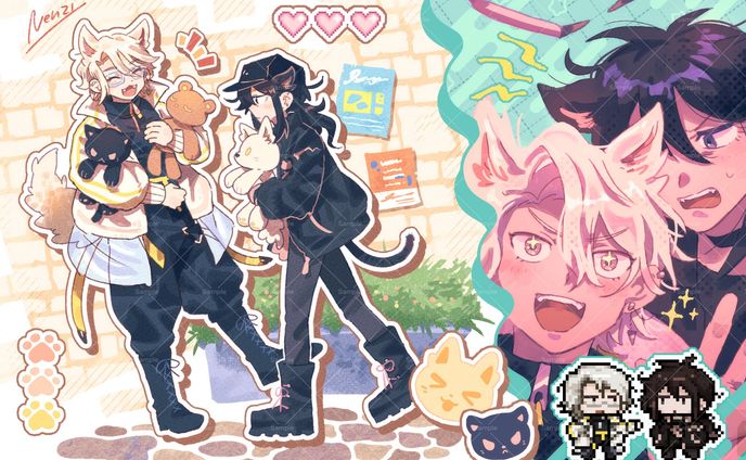 ご依頼  OC1枚絵+ドット絵【skeb】