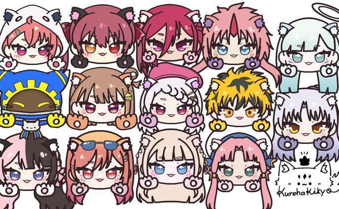 簡易ミニキャラ（顔のみ）