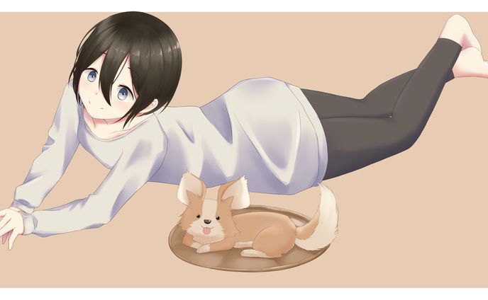 恵那ちゃん&ちくわ