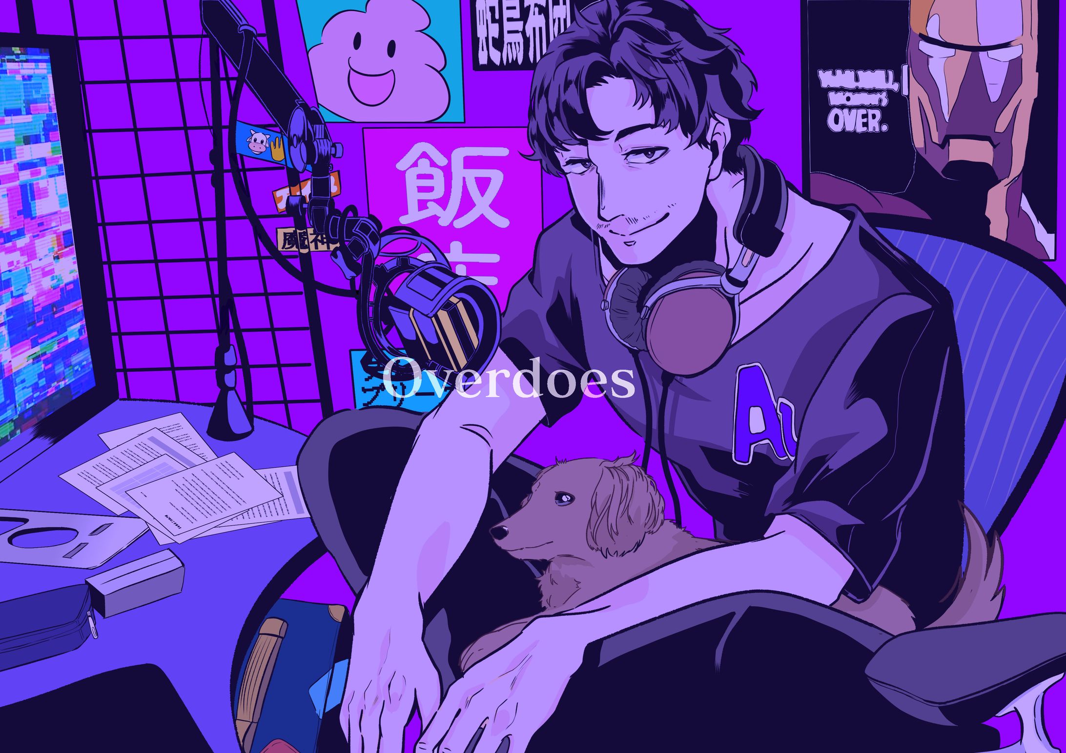 【イラスト】Over does風-1