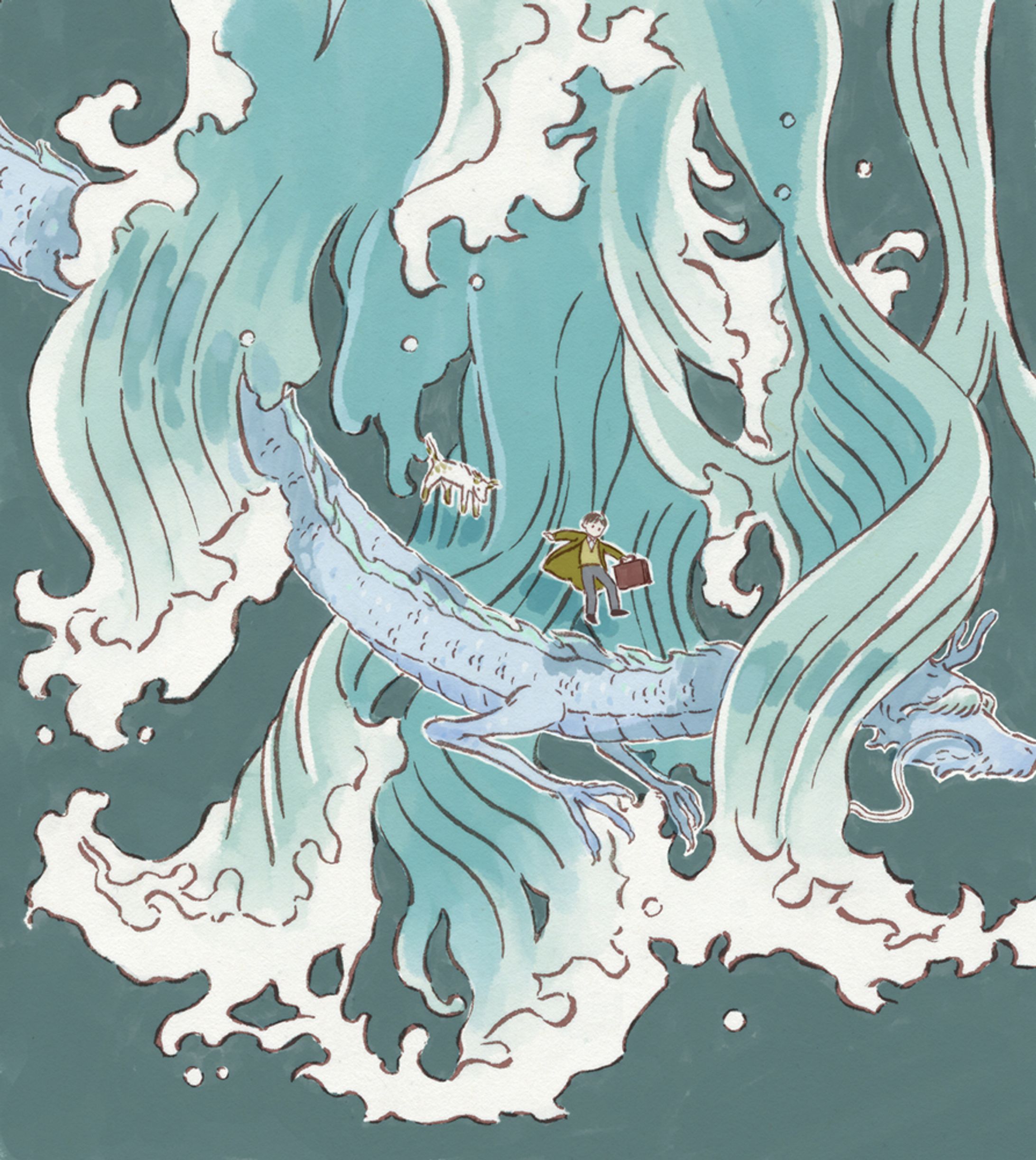 旅する人と犬（4作品）-1