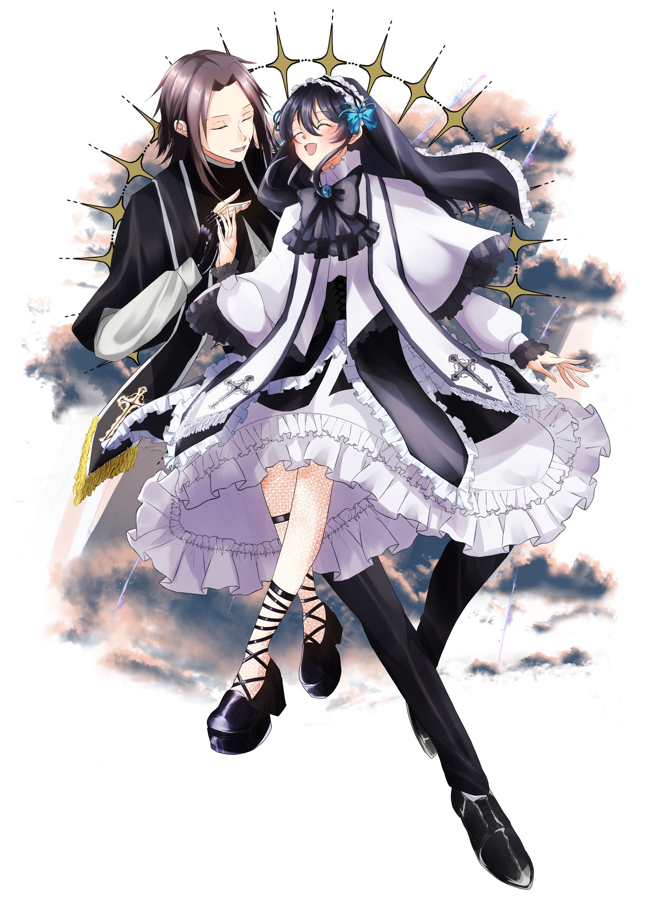 【TRPG】個人様立ち絵併せキャラクターイラスト-1