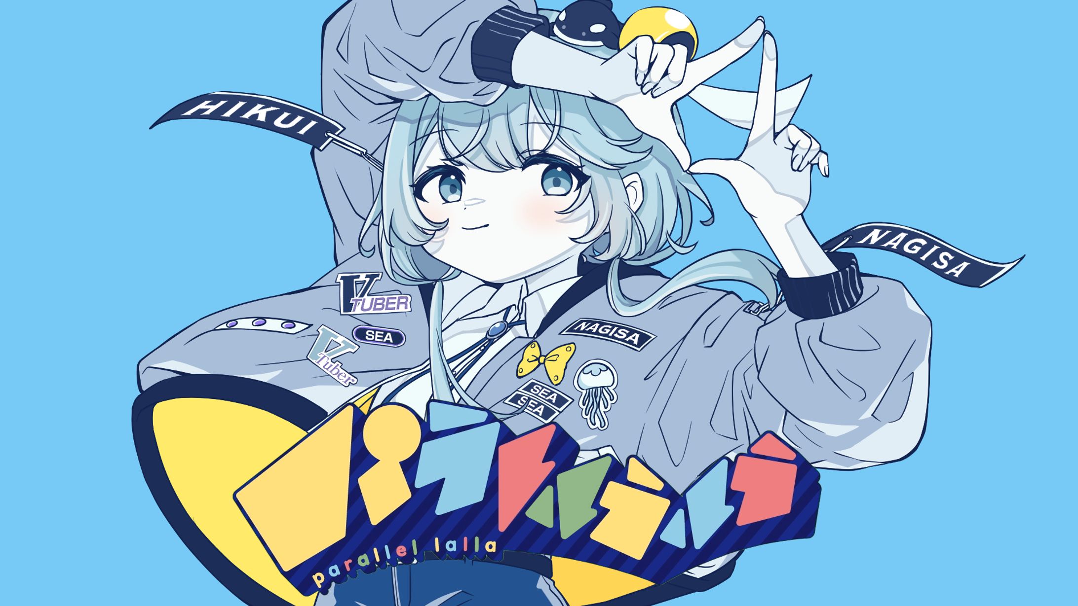 氷杙なぎささん パラレルラルラ歌ってみた動画内イラスト-1