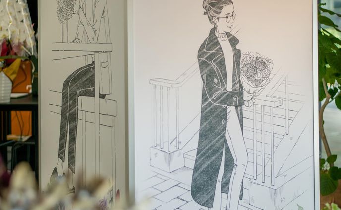 店内内装用イラスト
