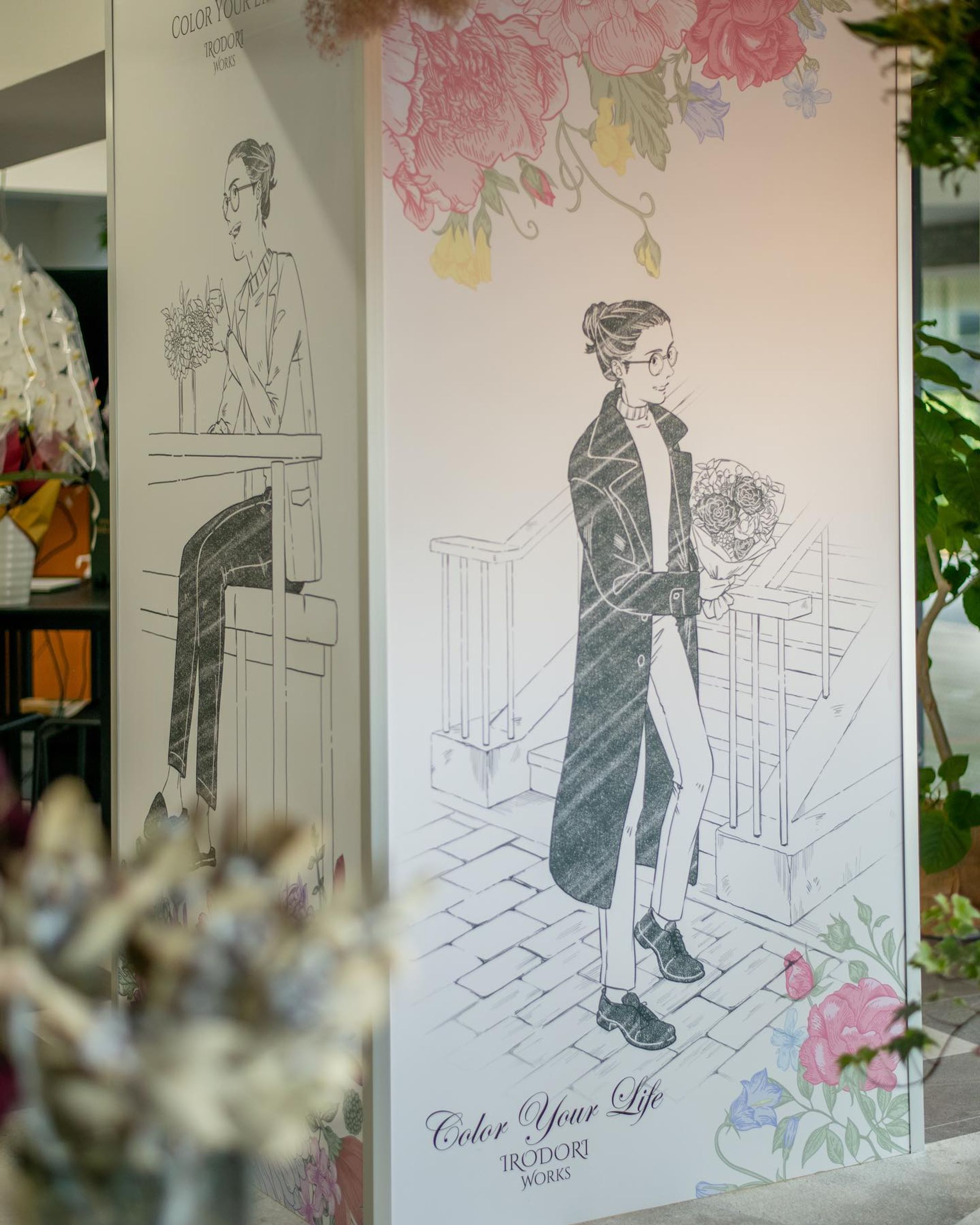 店内内装用イラスト-1