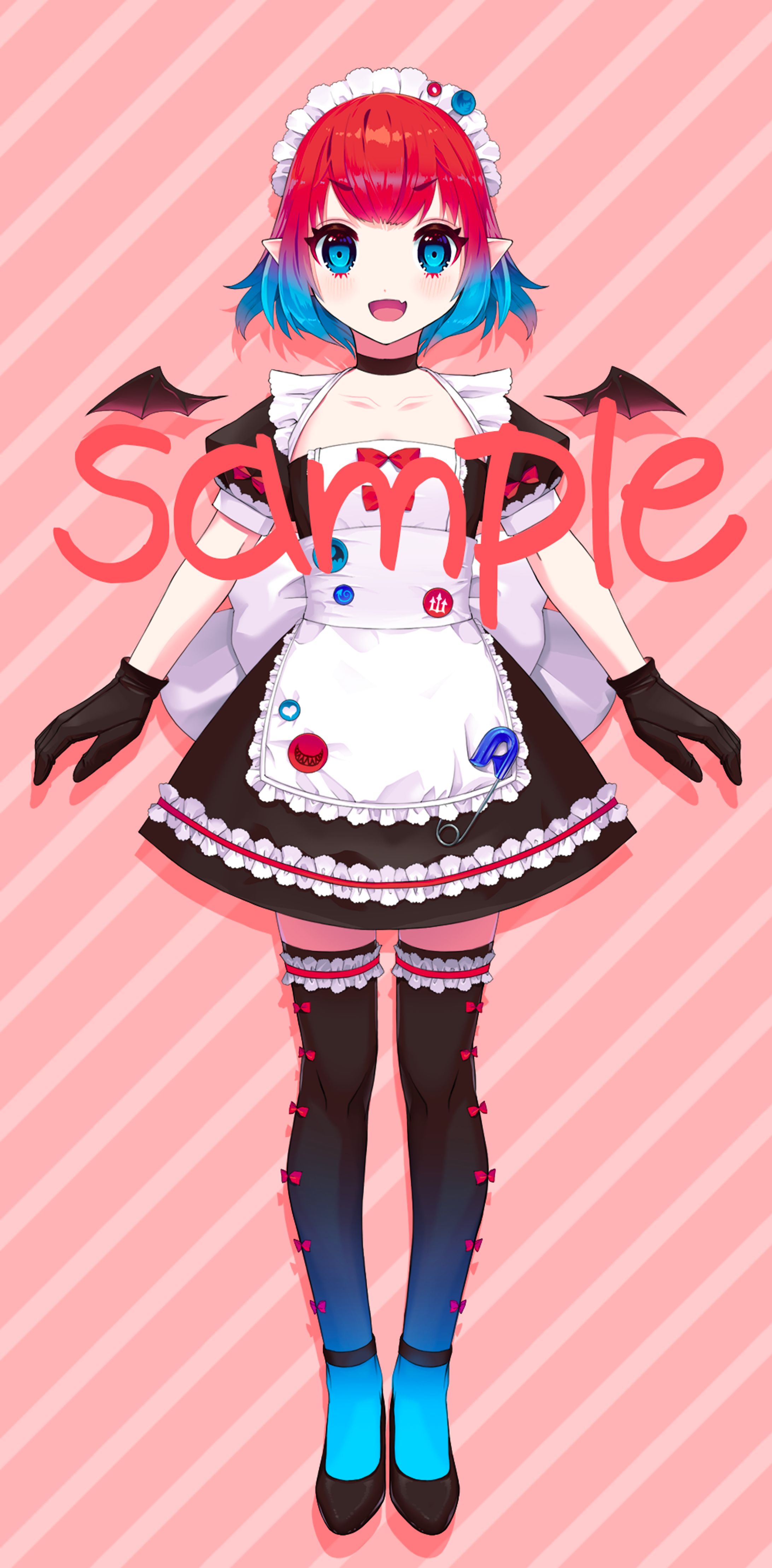 Vtuberさんキャラクターデザイン、アイコン-1