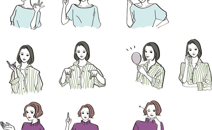 講座、お仕事イラスト