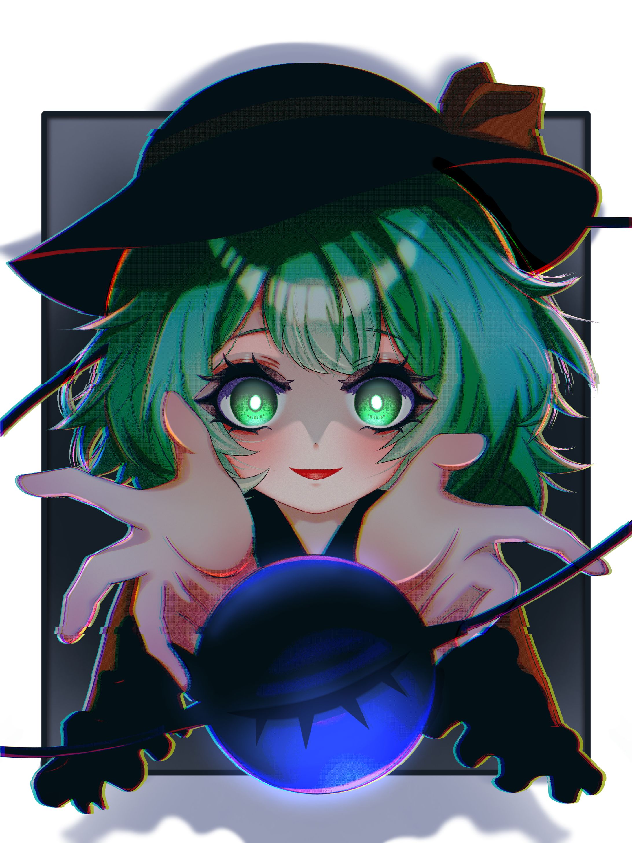 【ファンアート】東方projectより古明地こいし、蓬莱山輝夜と藤原妹紅-1