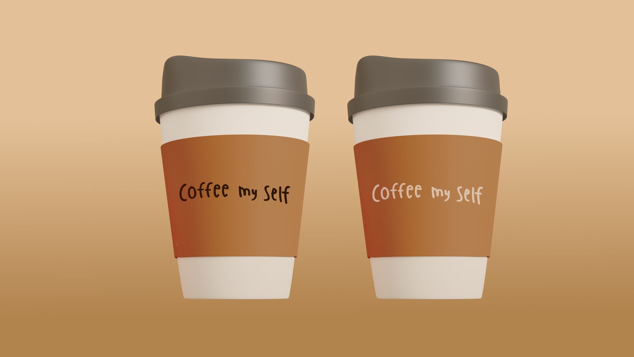 スリーブデザイン coffee my self-1