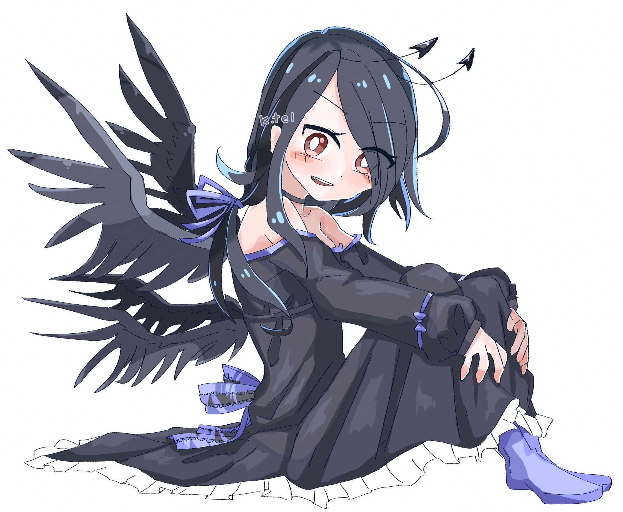 黒色・女の子-1