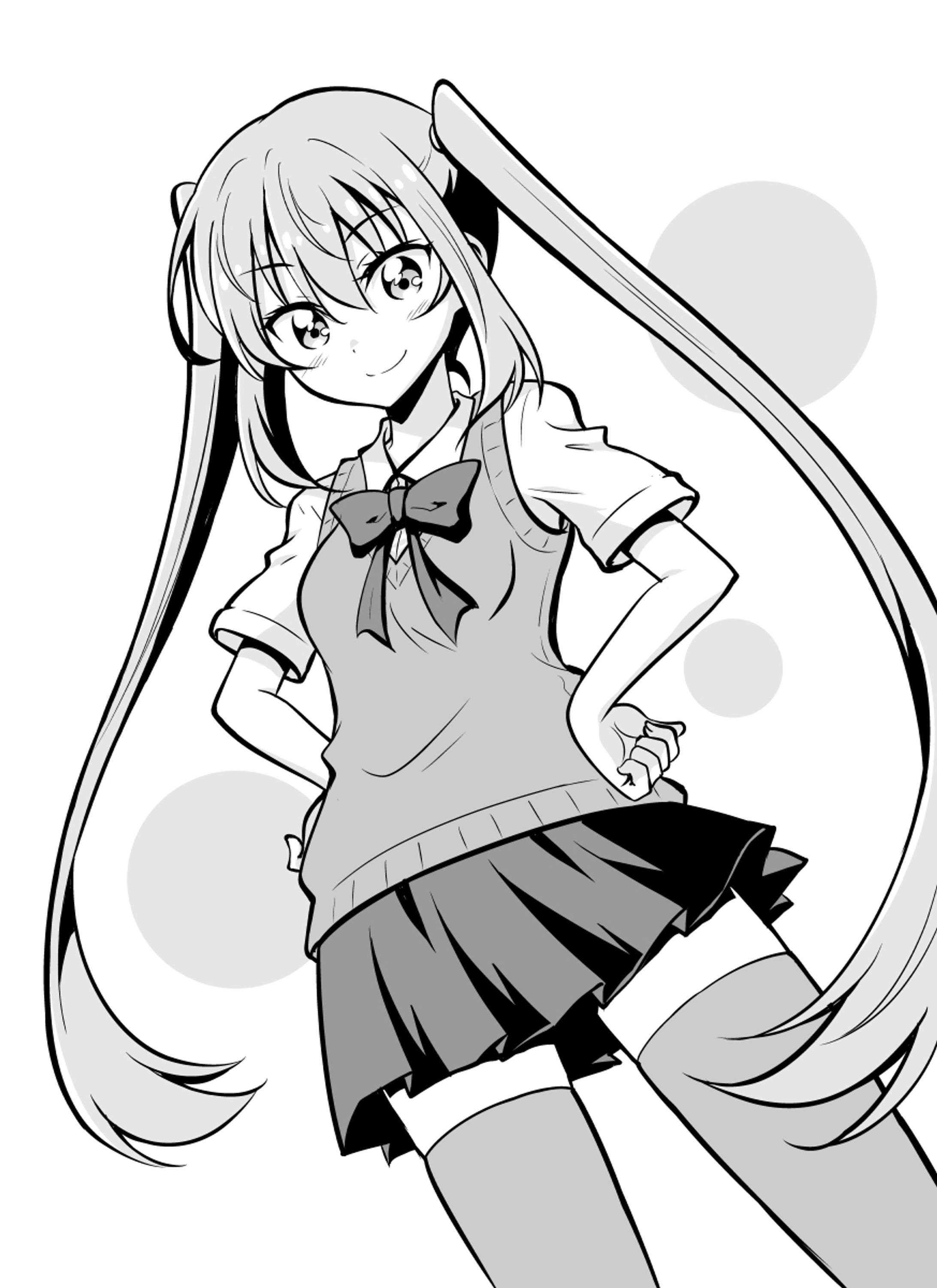 ツインテール少女-1
