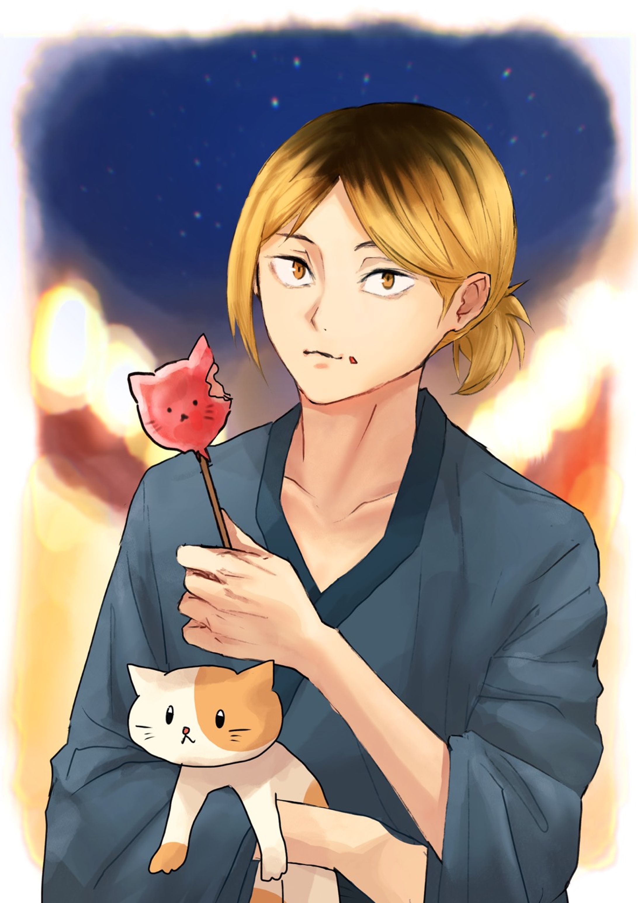 ハイキュー 研磨 ファンアート-1