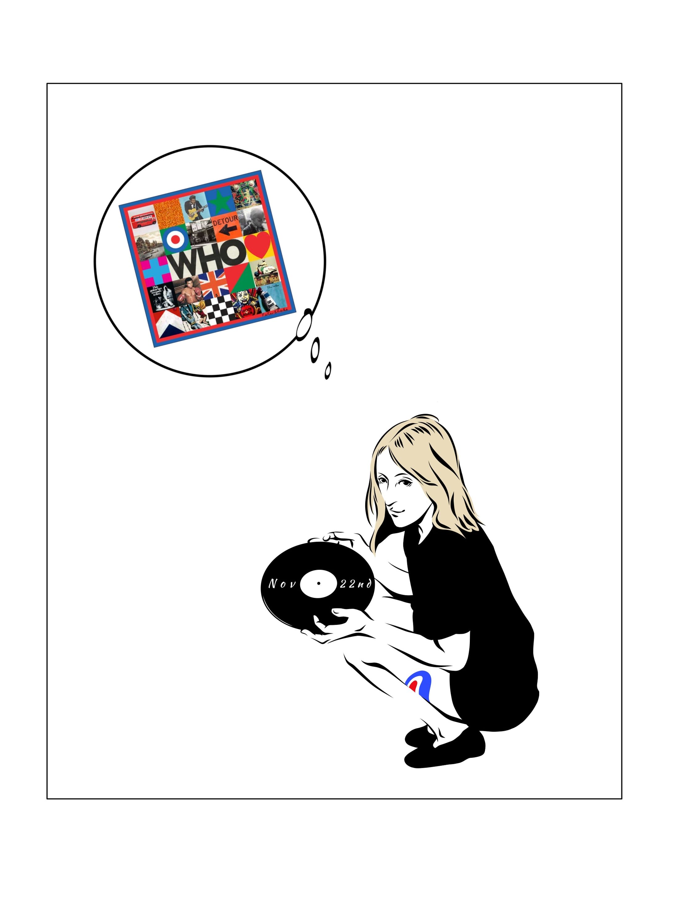 Rock Girl Listen to THE WHO-1