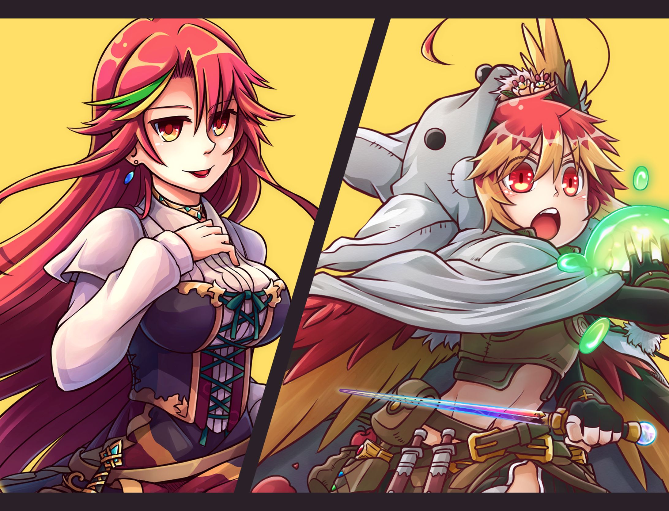 【寄稿・同人】ソードワールド2.0　身内卓合同誌　イラスト-1