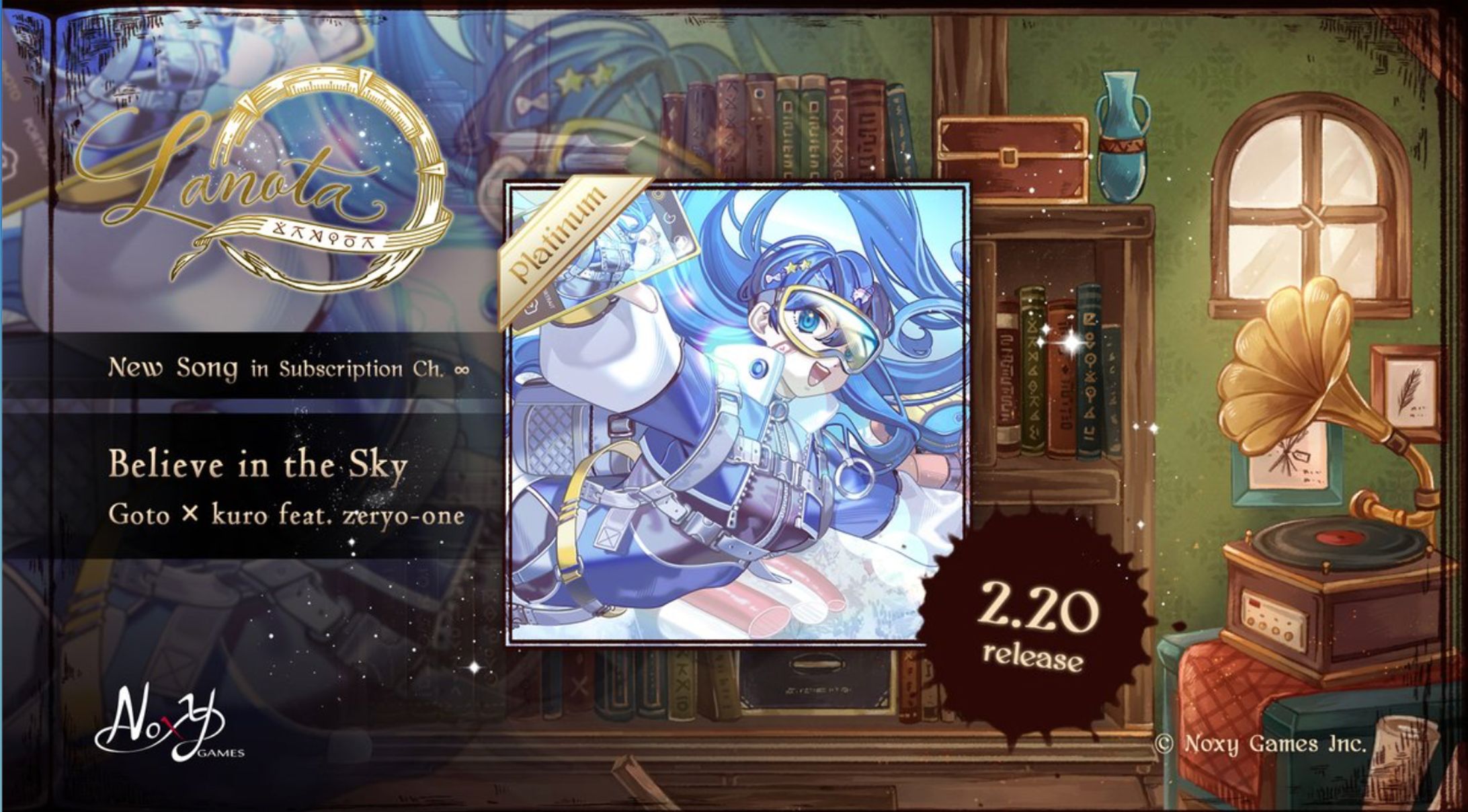 Noxy Games様【Lanota】楽曲提供-1