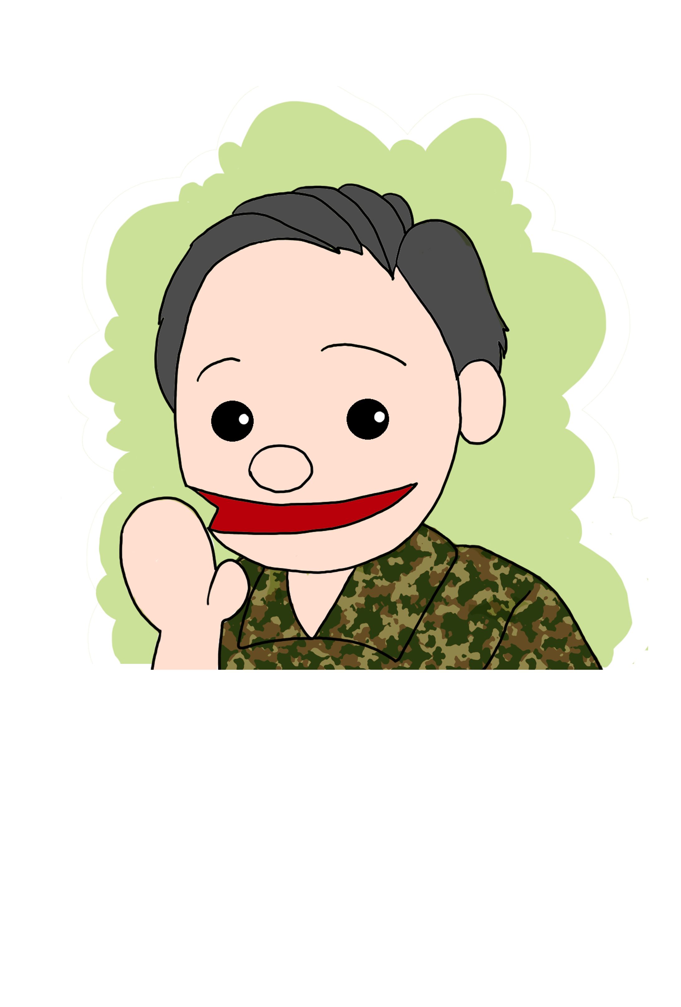 似顔絵　やす子-1