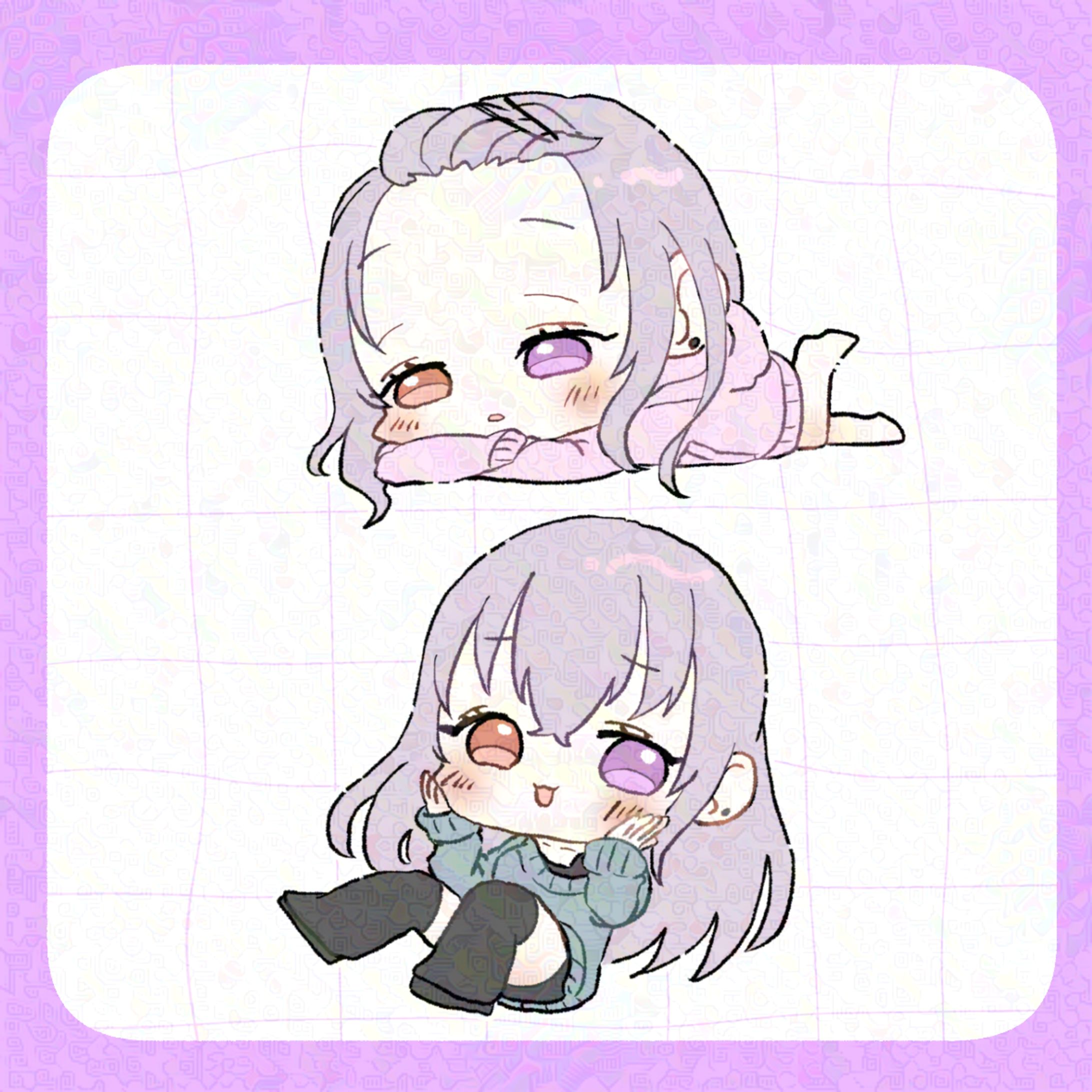 ゆきんこ様 ゆる絵2点-1