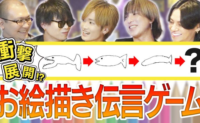 お絵描き伝言ゲーム