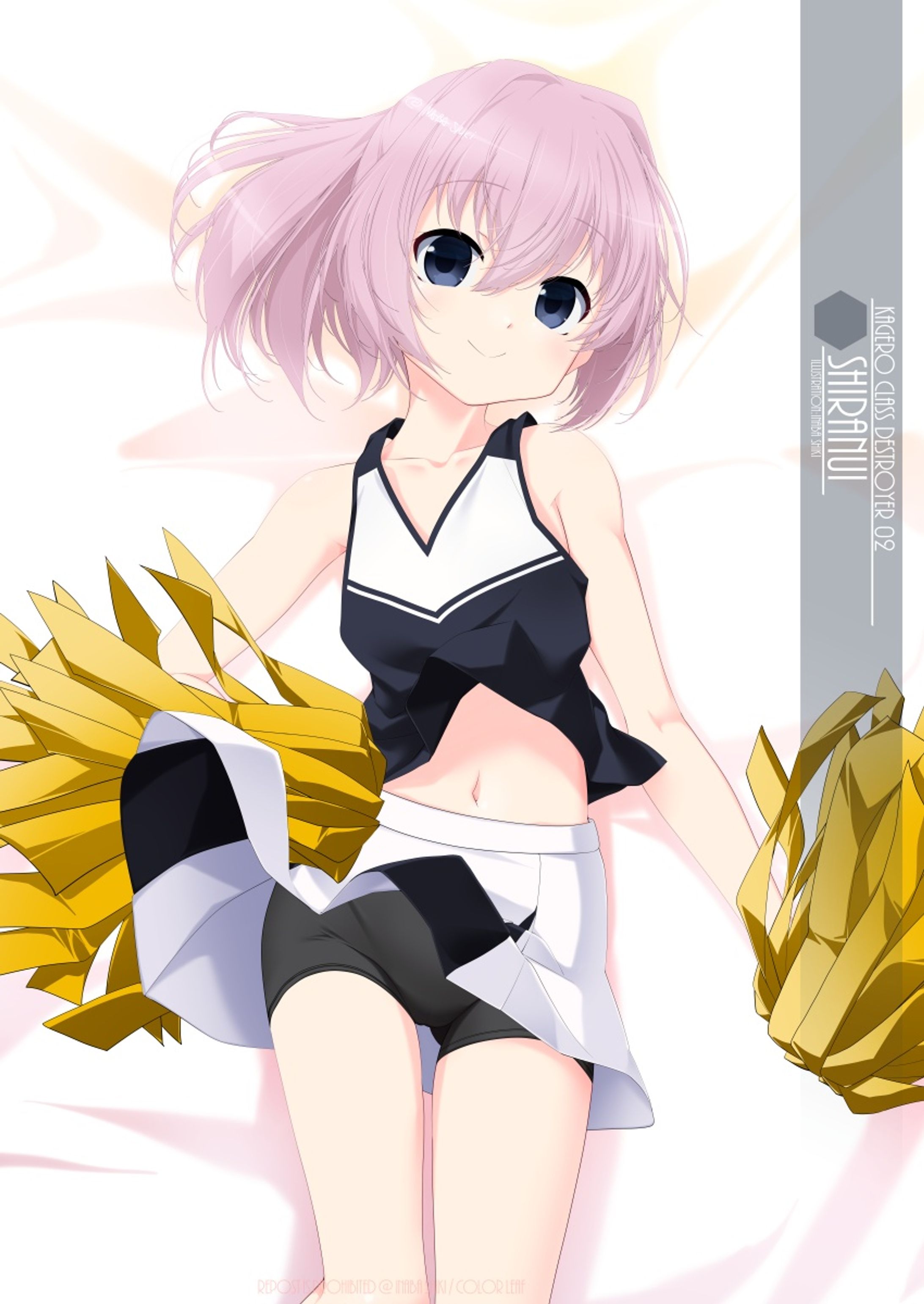 チア艦娘「不知火(艦これ)」220628-1