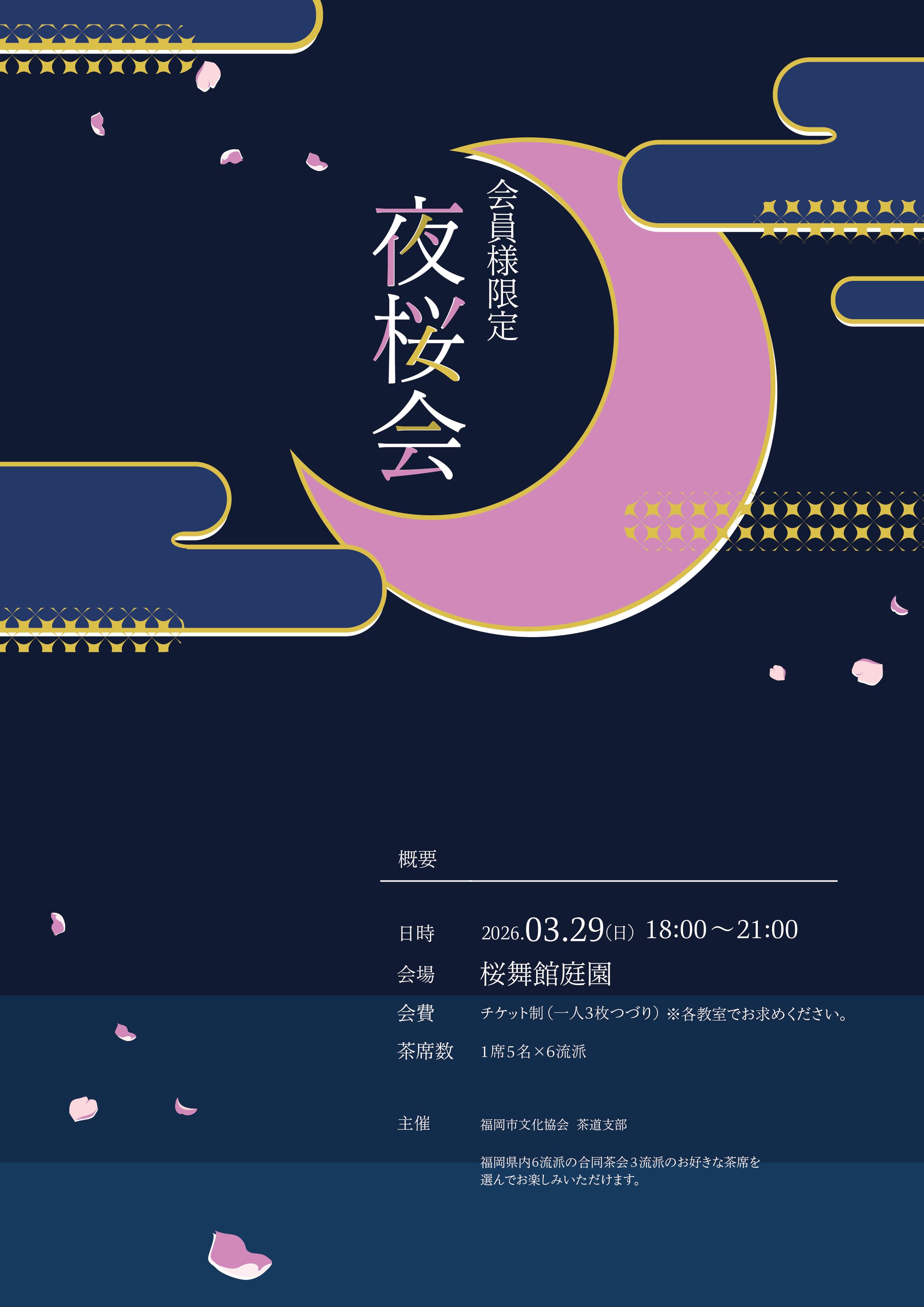 夜桜会ポスター制作-1