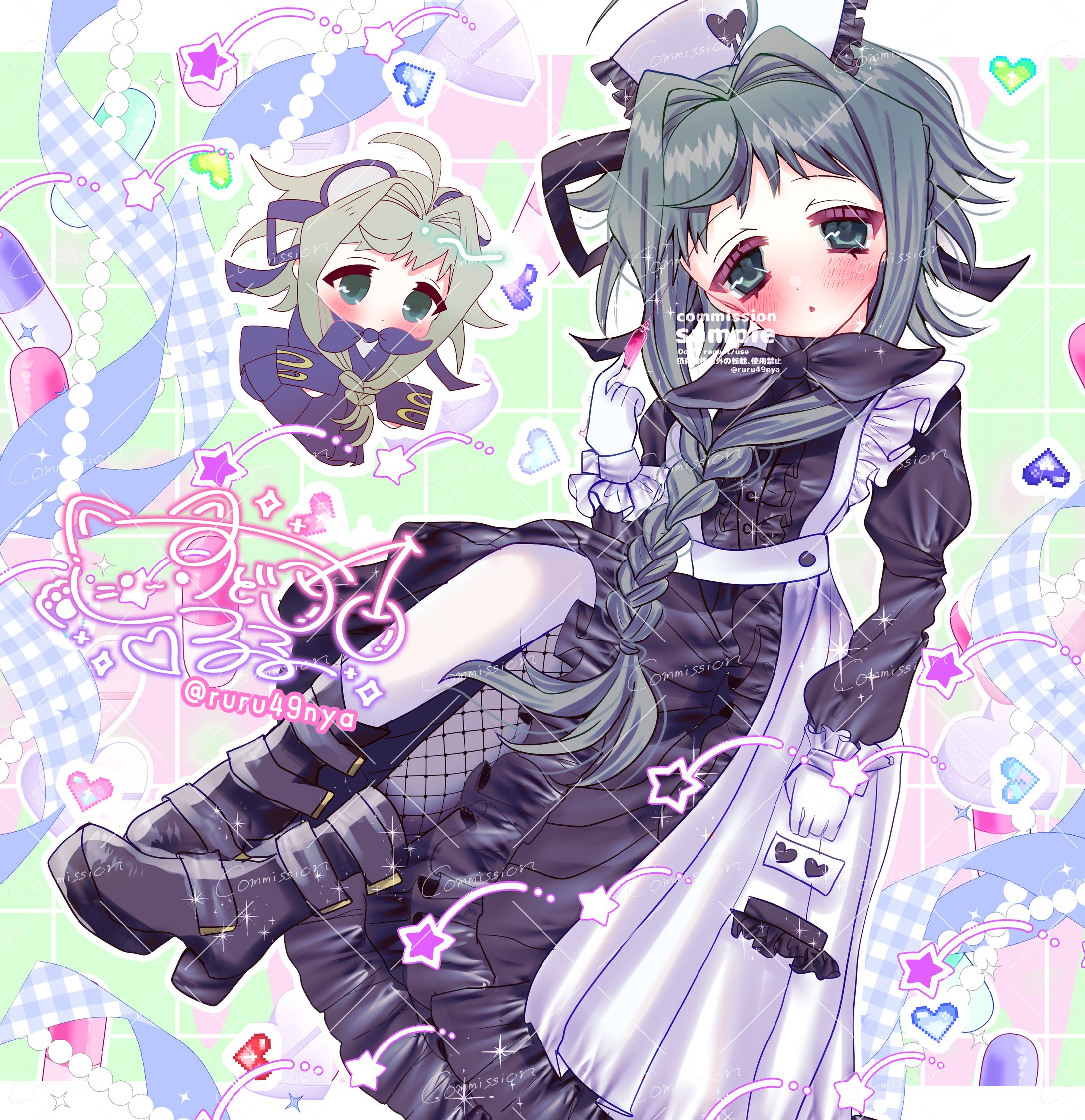 《全身》《衣装デザイン》skeb依頼イラスト-1