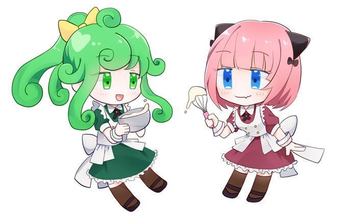 【お仕事】歌ってみた用SDイラスト/むっち様・ほたか様