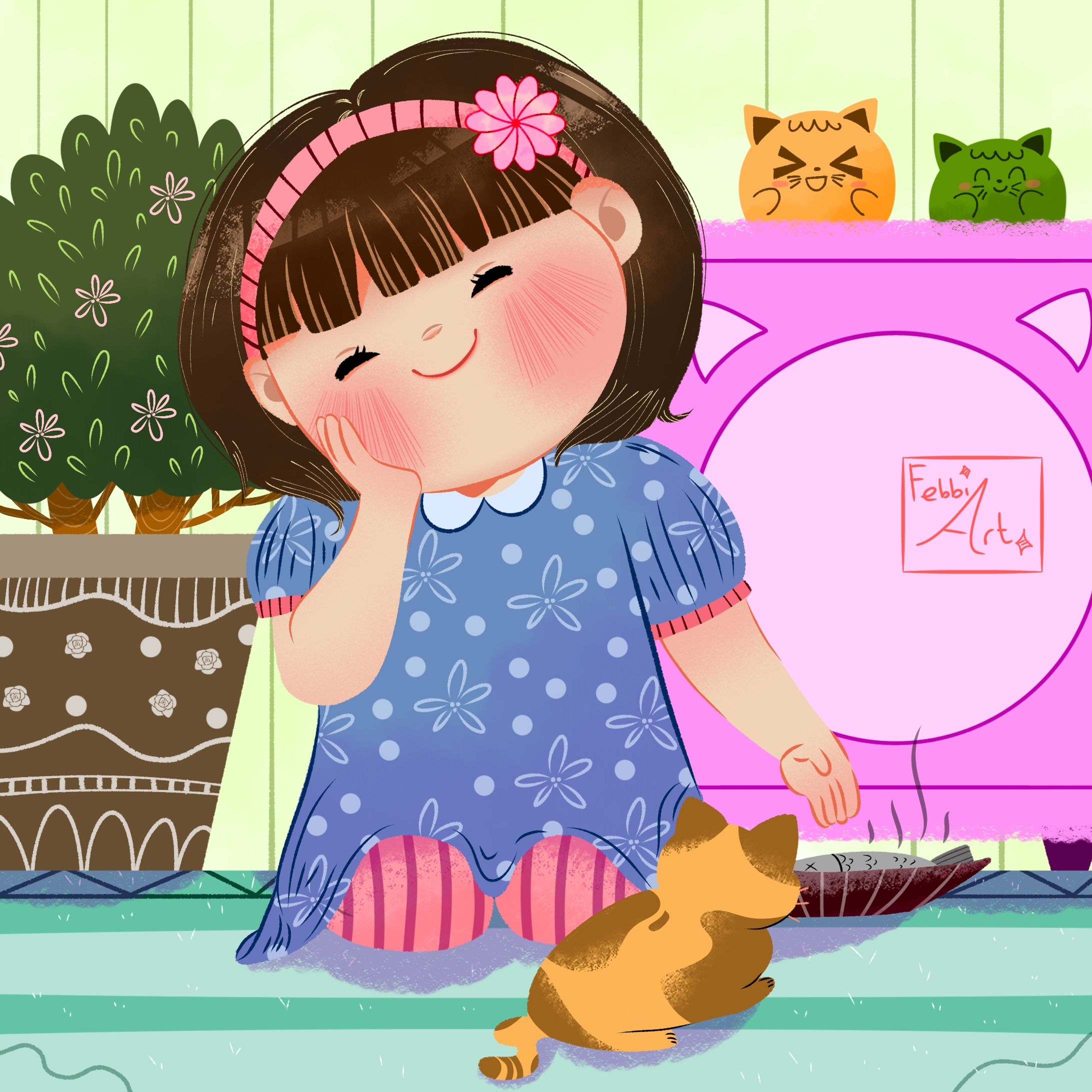 kids illustration (児童書のイラスト)-1