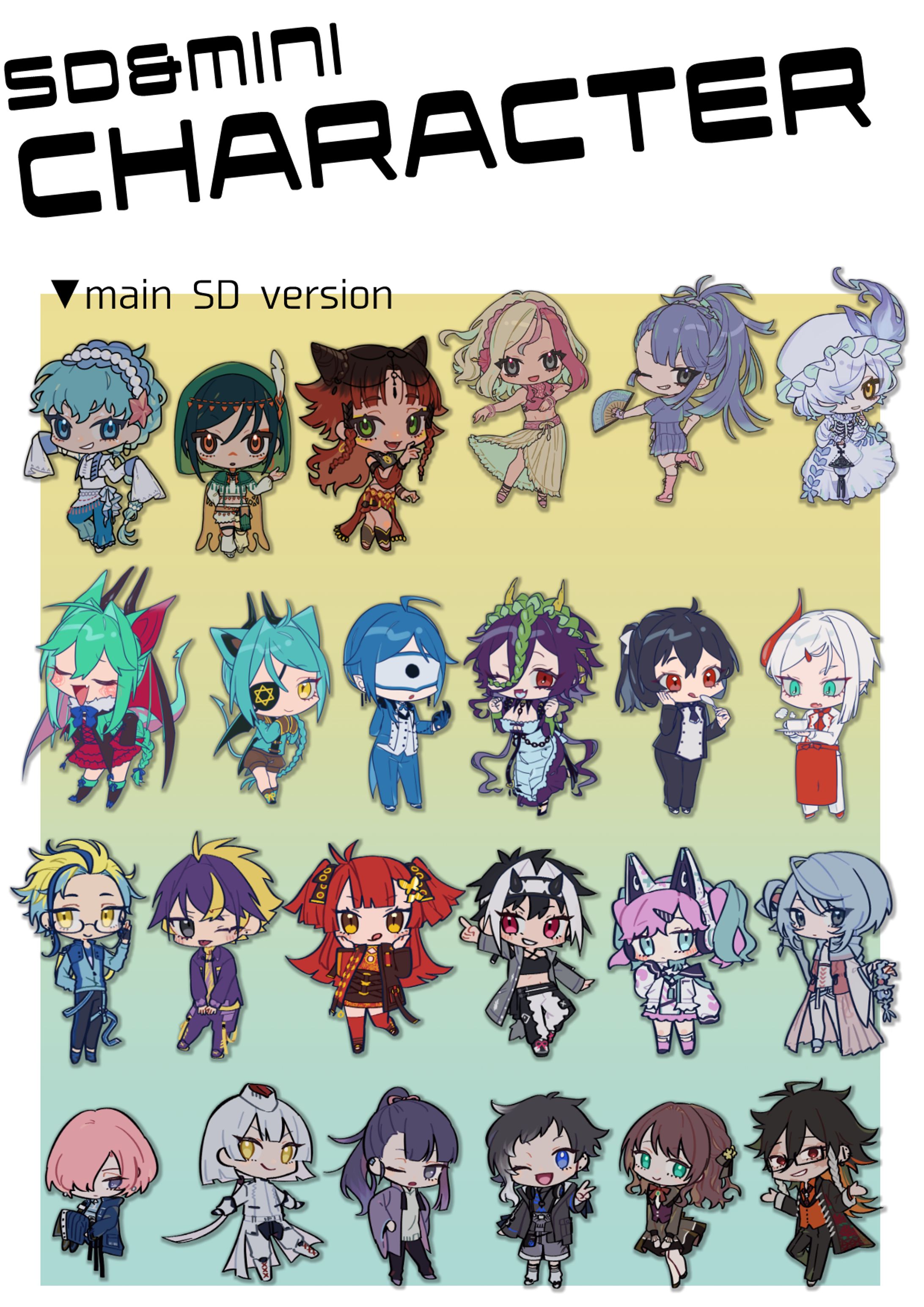 mini character　-1