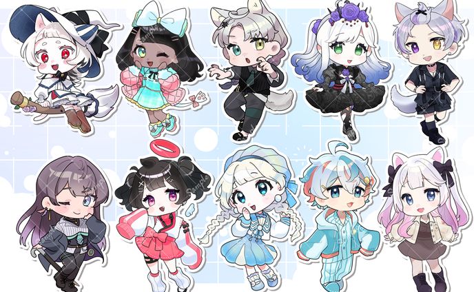 デフォルメキャライラスト