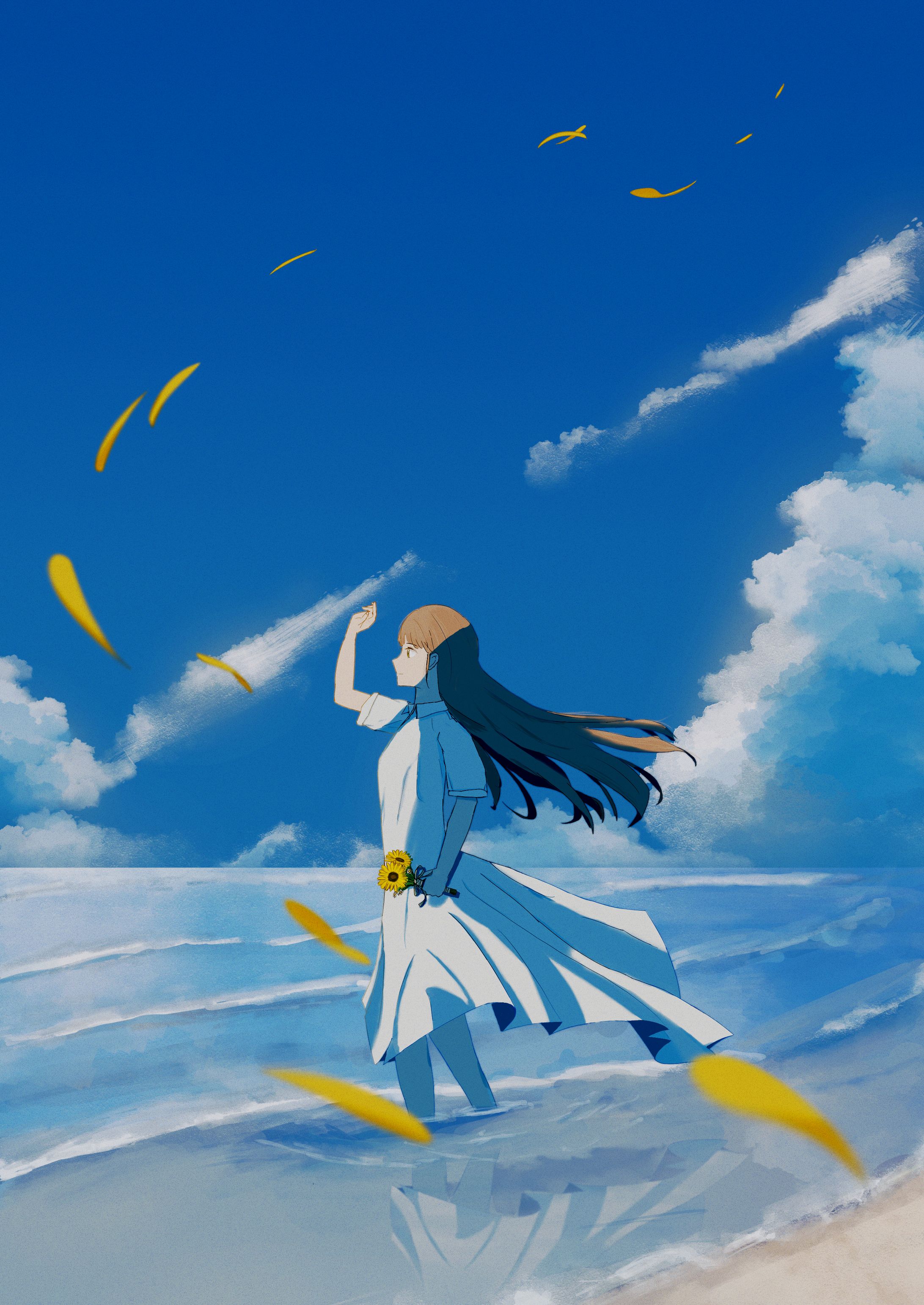 向日葵の花瓶-1