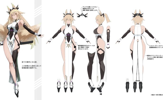 依頼者様キャラクターの衣装・装備デザイン