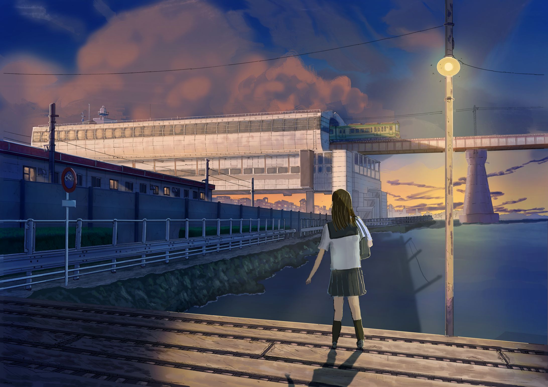 夕方の帰宅-1