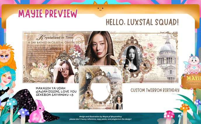 Custom Twibbon Layout