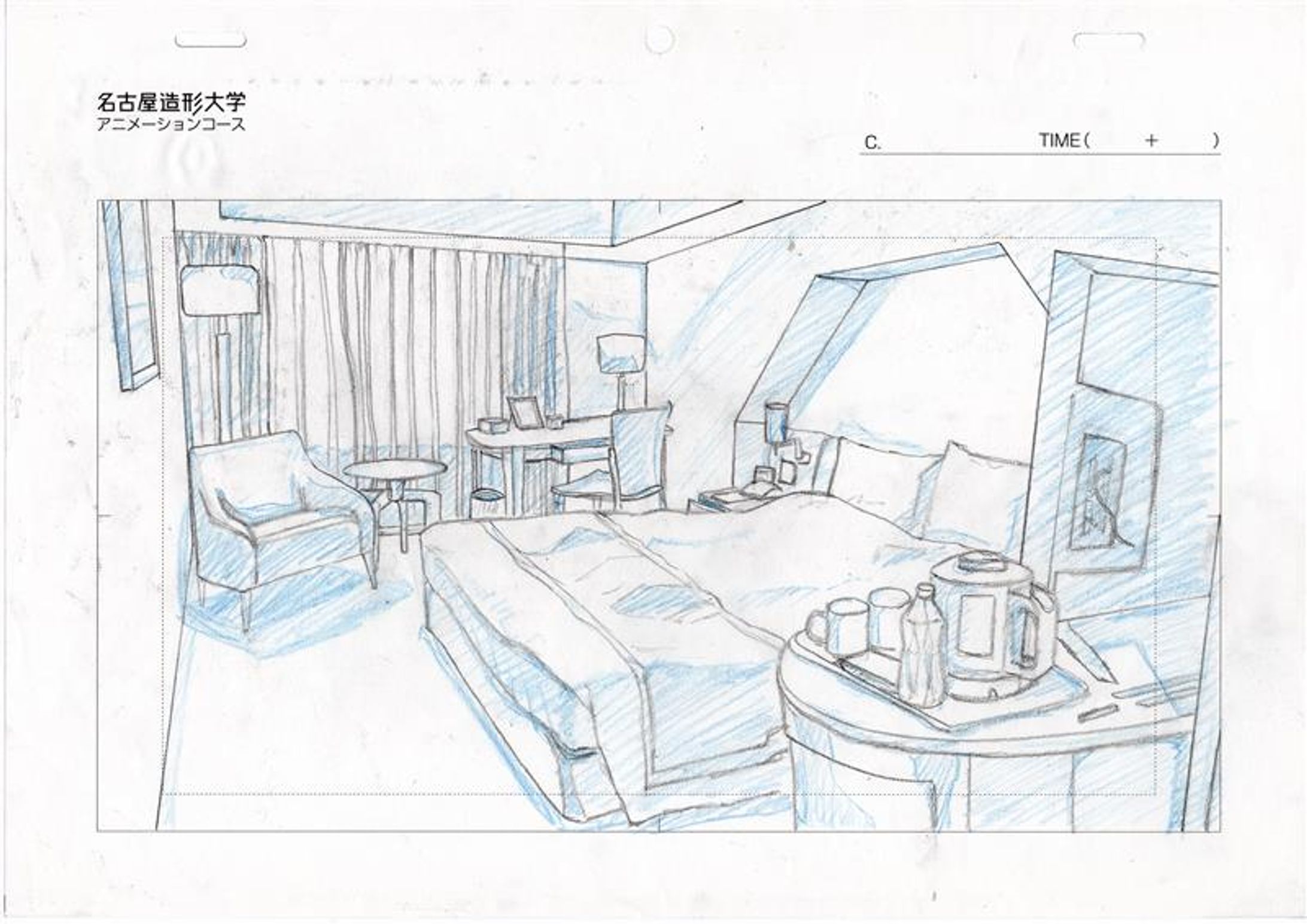 背景原図練① -1