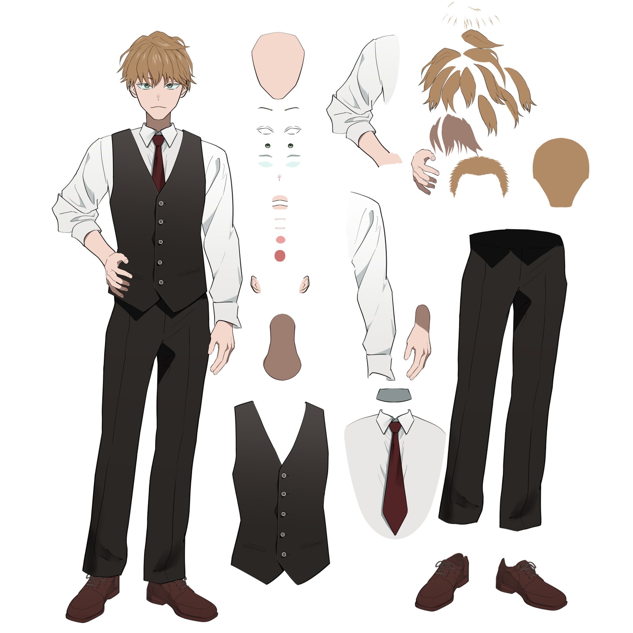 男キャラA_パーツ分け-1