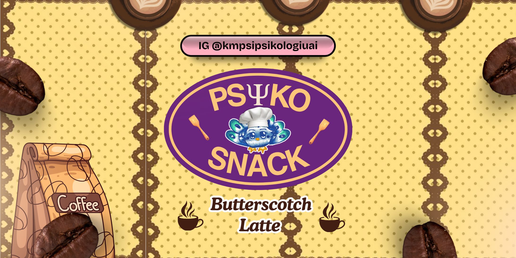 Logo & Drink Packaging Design for @kmpspsikologiuai-1